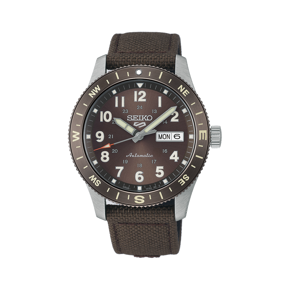 Seiko Field Compass Brown Dial