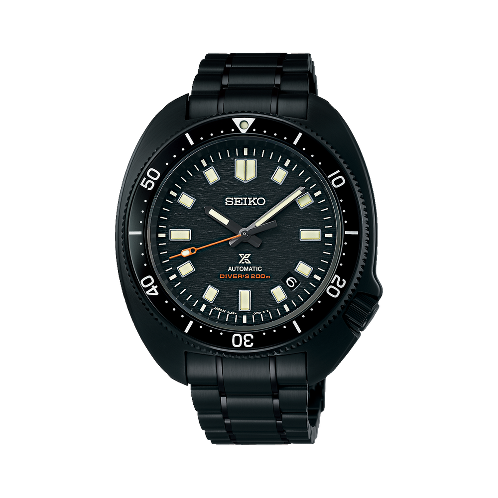 Seiko The Black Series Limited Edition 1970 Mechanical Diver’s Modern Re-interpretation