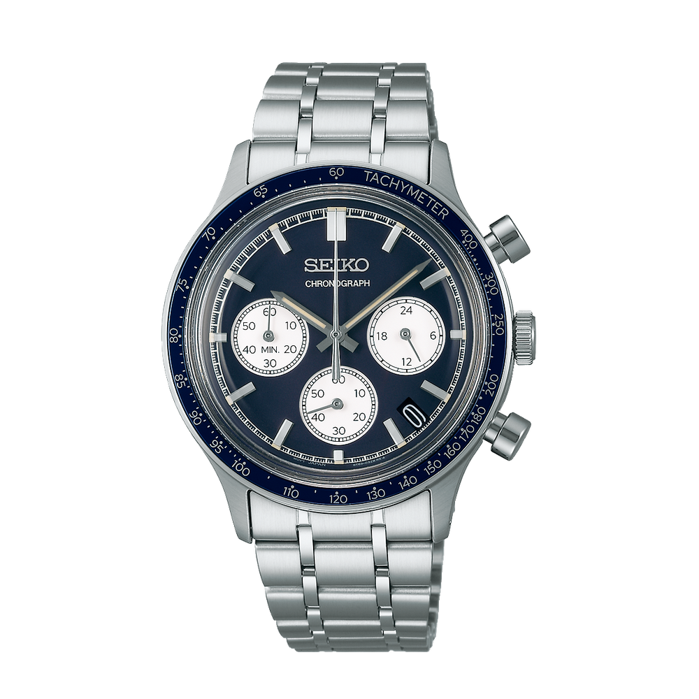 Seiko Chronograph Blue Dial