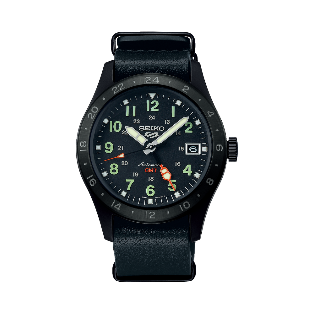 Seiko Field GMT Black