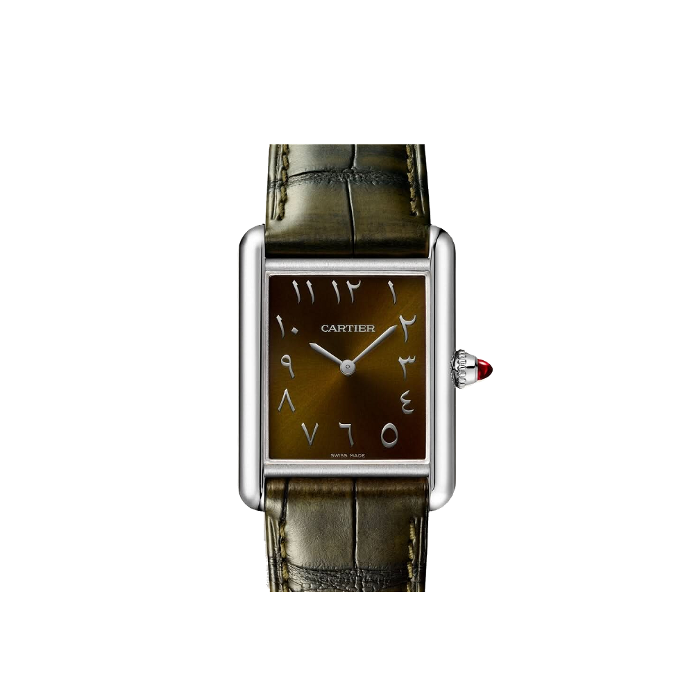 Cartier Tank Louis Cartier Limited Edition Platinum (Brown Arabic Dial)