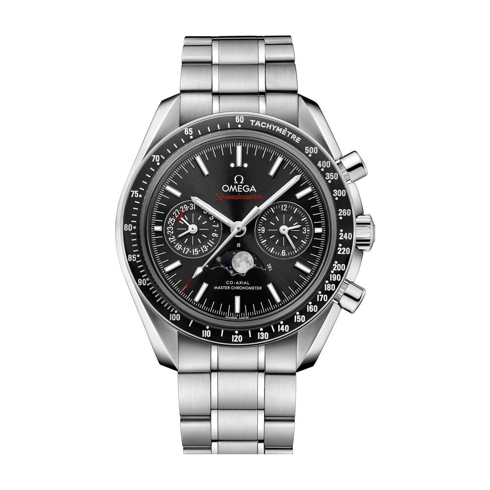 Omega Moonphase 44.25 mm Black Bracelet