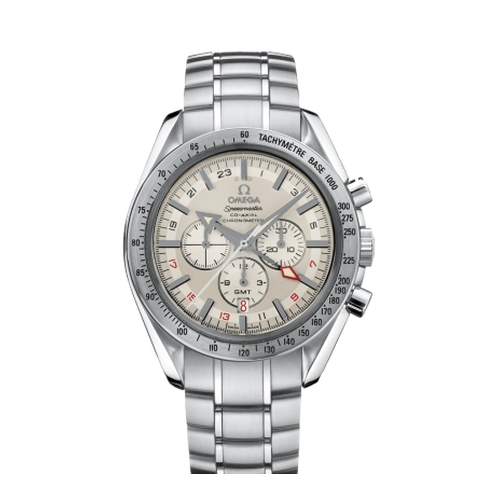 Omega Broad Arrow Co-Axial GMT 44.25mm
