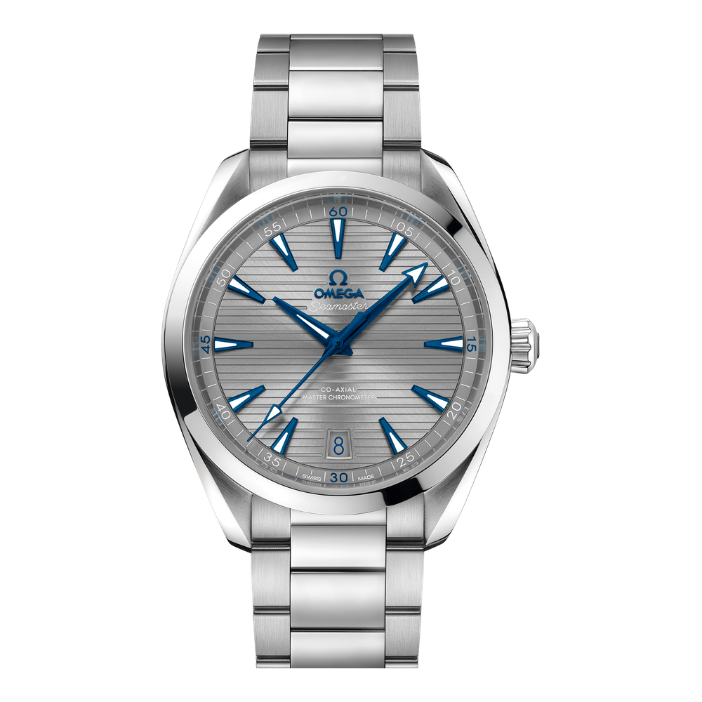 Omega Aqua Terra 150M 41 mm Grey / Blue Bracelet