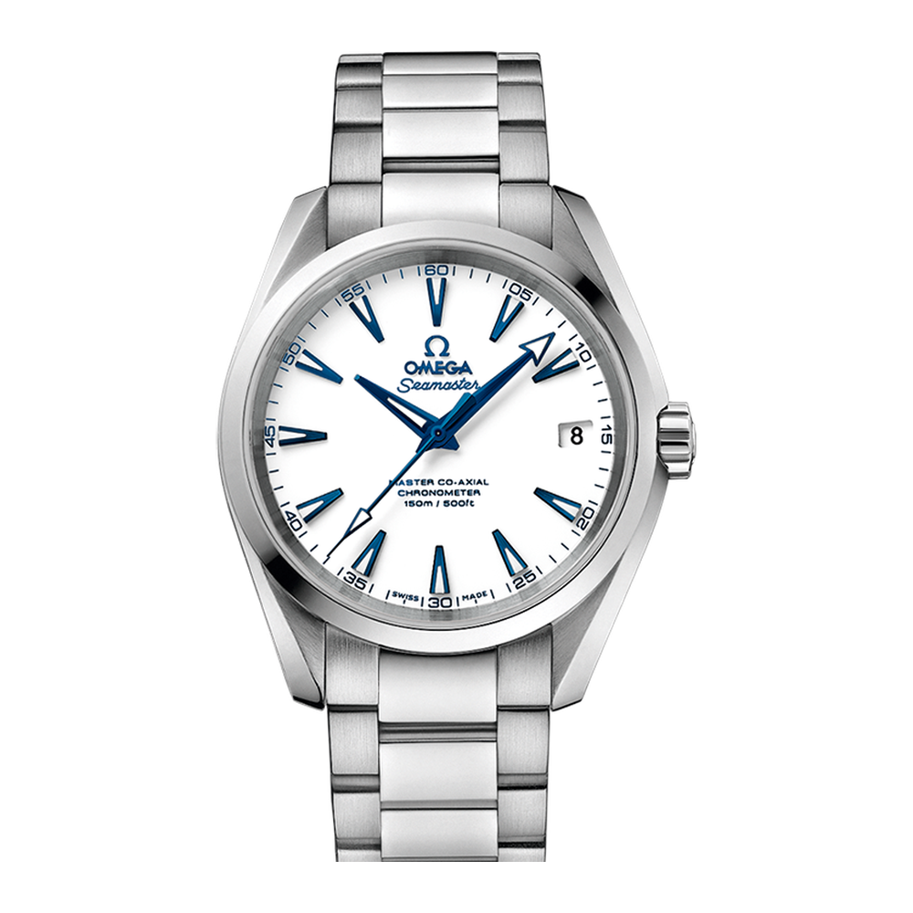Omega Aqua Terra 150M GoodPlanet 38.5 mm White Dial Titanium