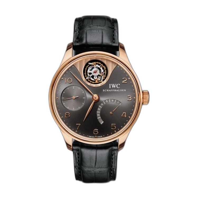 IWC Portuguese Tourbillon Mystere Red Gold / Ardoise