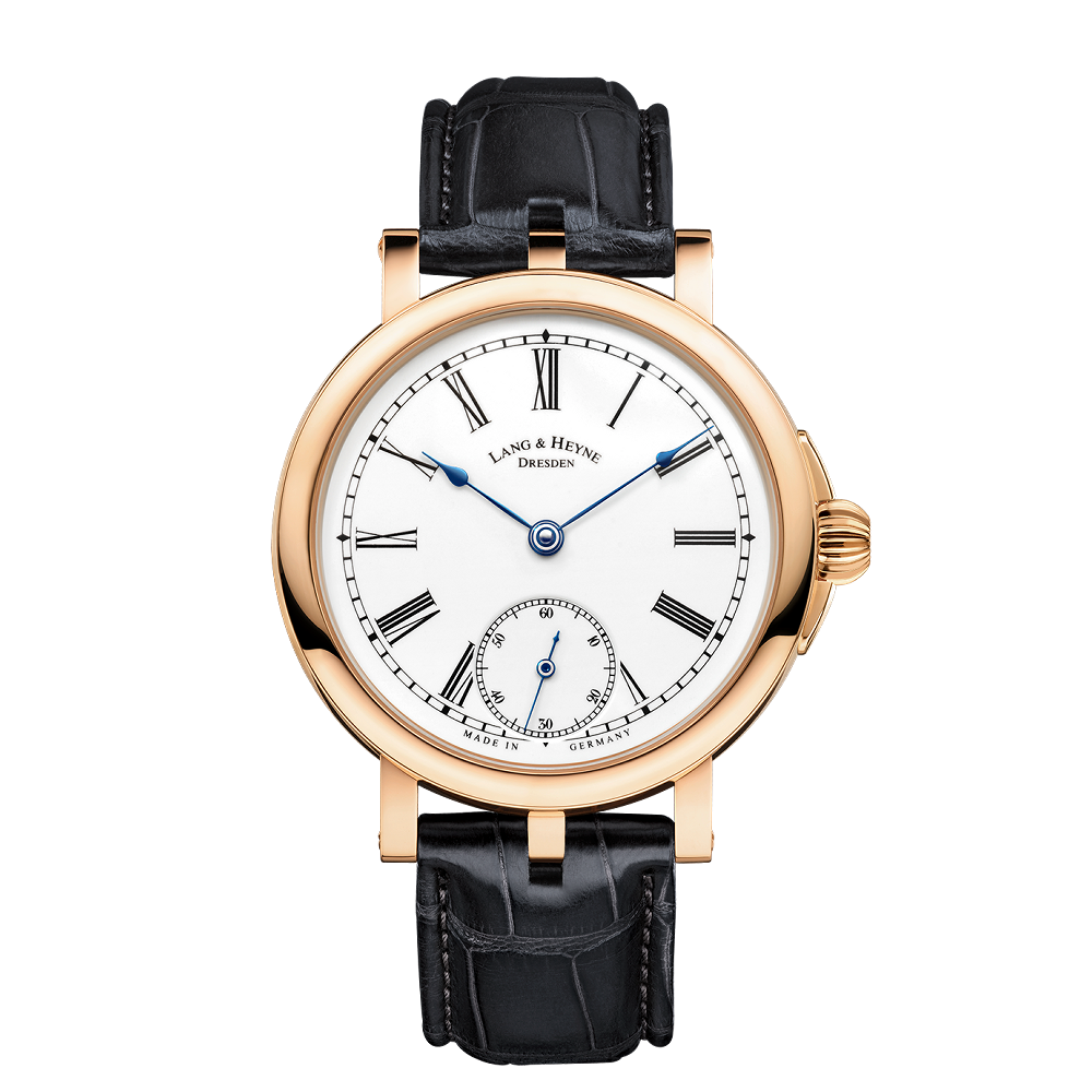Lang & Heyne Johann Rose Gold White Enamel Dial