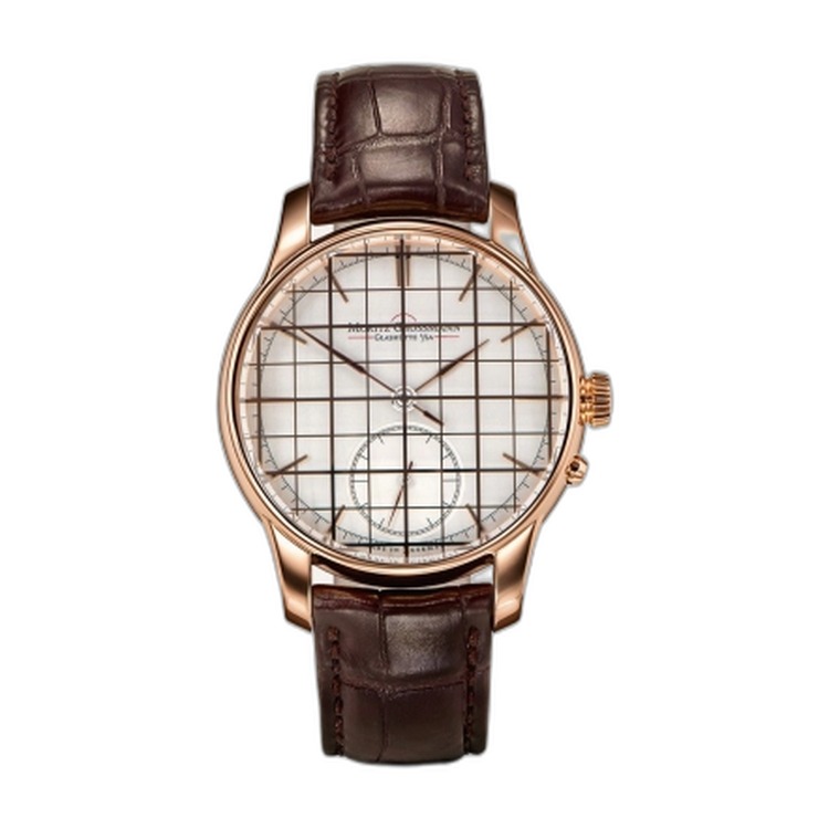 Moritz Grossmann Atum Polo Rose Gold White Dial Straps