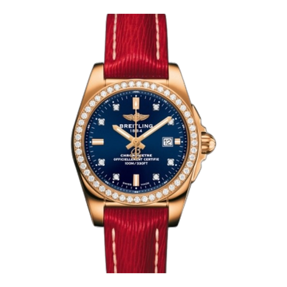Breitling Rose Gold / Diamond / Horizon Blue Diamond / Sahara