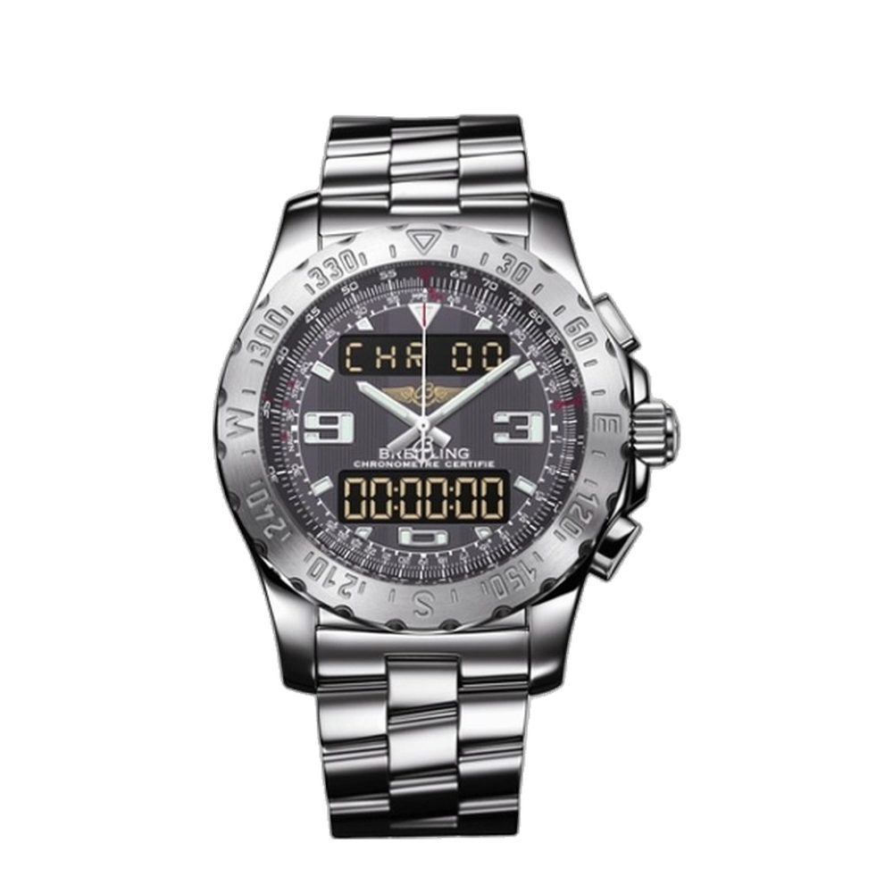 Breitling Grey Grey Dial Straps