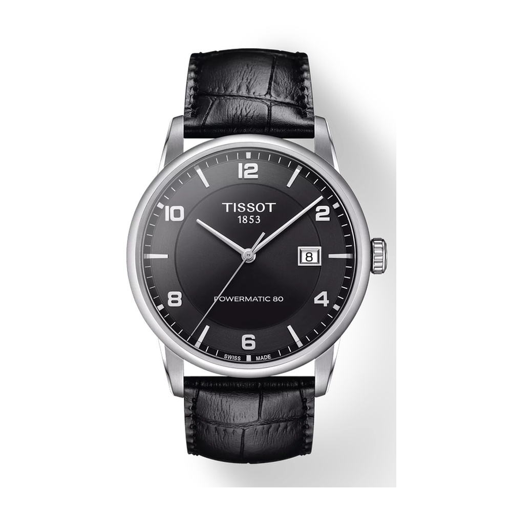 Tissot Tissot Luxury Powermatic 80 T086.407.16.057.00 Black Dial Straps