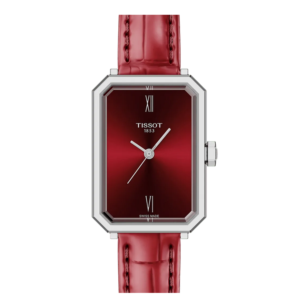 Tissot Tissot SRV 30mm T160.110.16.423.00 Red Dial Straps