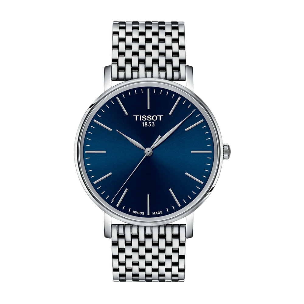 Tissot Tissot Everytime 40mm T143.410.11.041.00 Blue/Navy Dial Straps