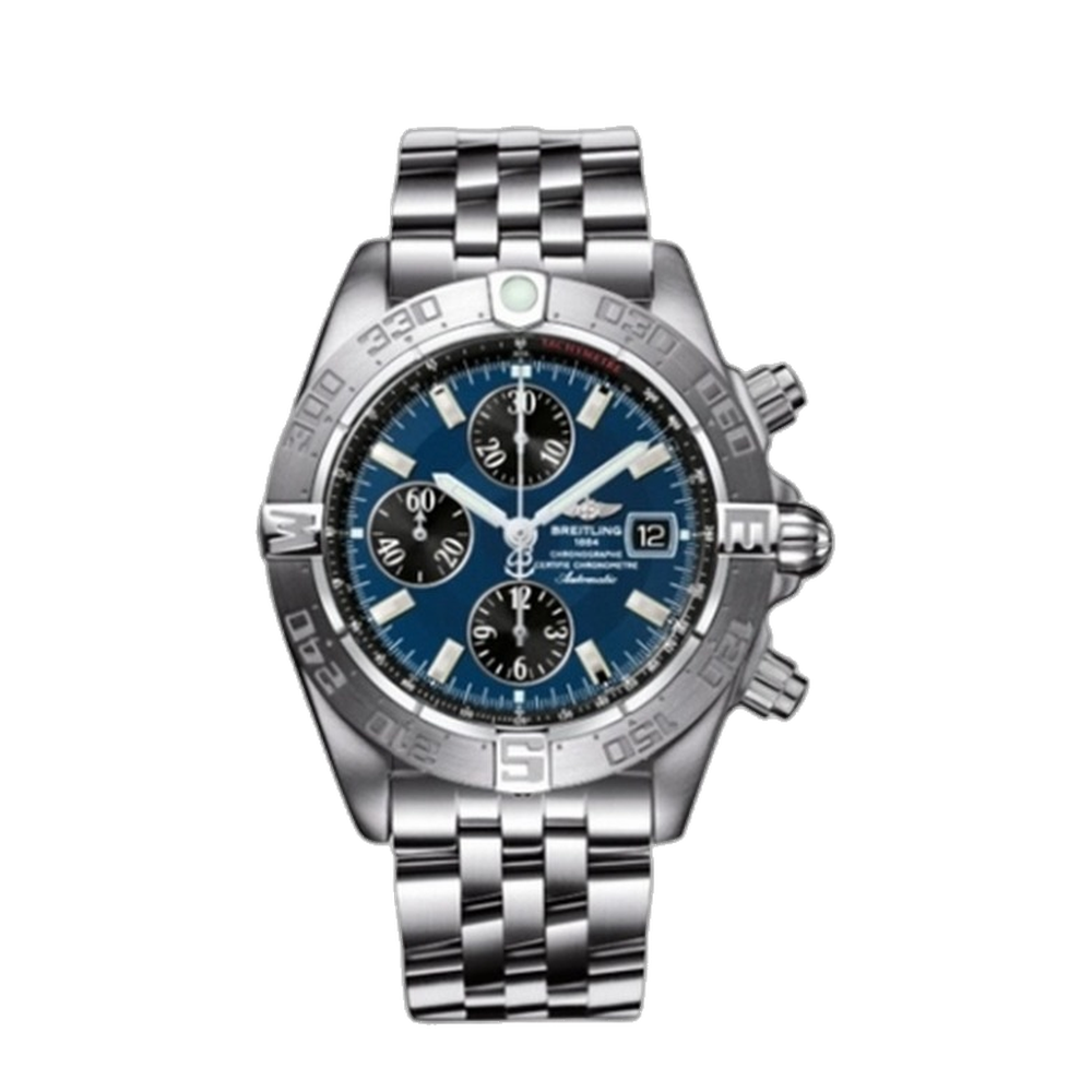 Breitling Stainless Steel / Blue