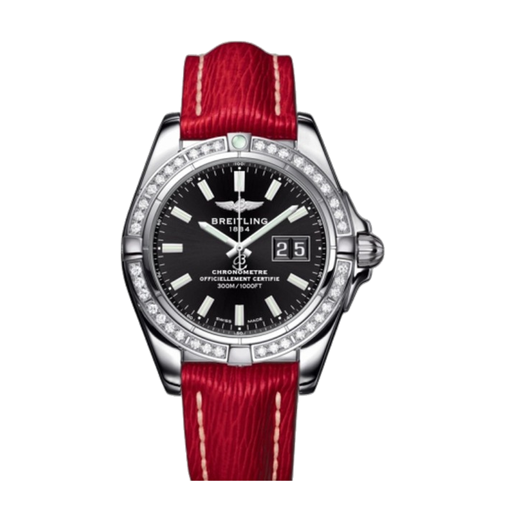 Breitling Stainless Steel / Diamond / Onyx Black / Sahara
