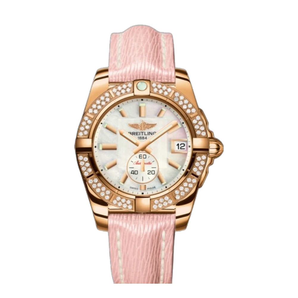 Breitling Automatic Rose Gold / Diamond / Pearl / Sahara