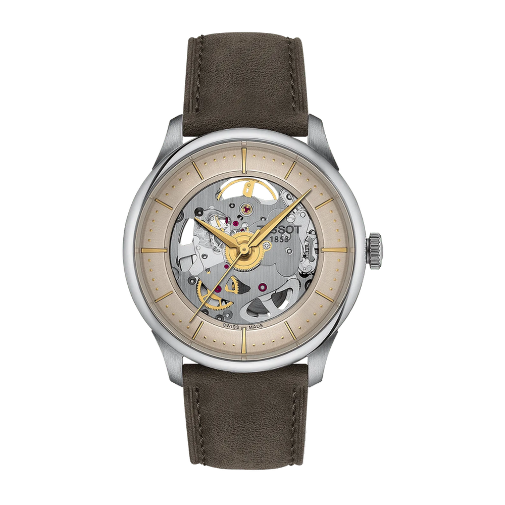 Tissot Tissot Chemin Des Tourelles Skeleton 39mm T139.836.16.261.00