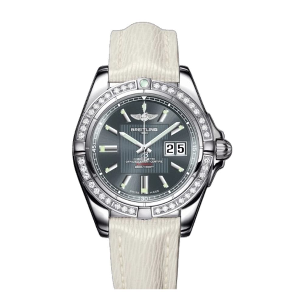 Breitling Stainless Steel / Diamond / Tomcat Gray / Sahara