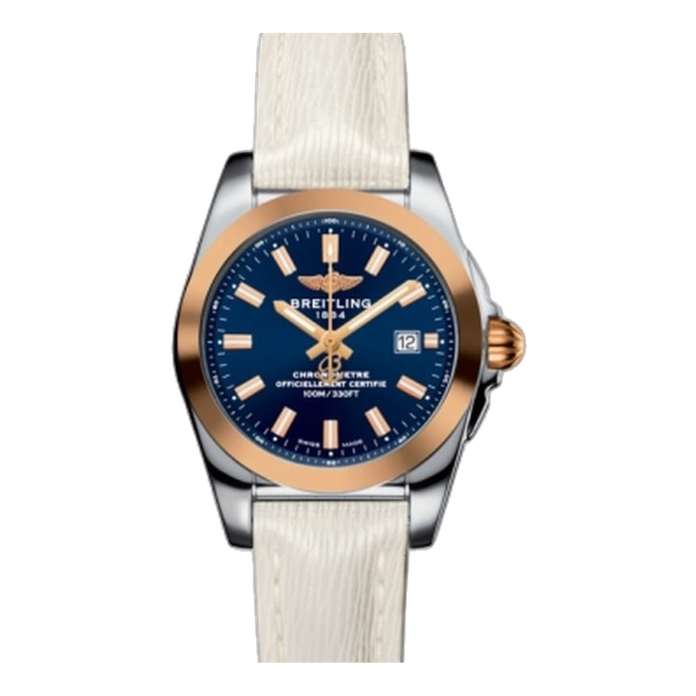 Breitling Stainless Steel / Rose Gold / Horizon Blue / Sahara