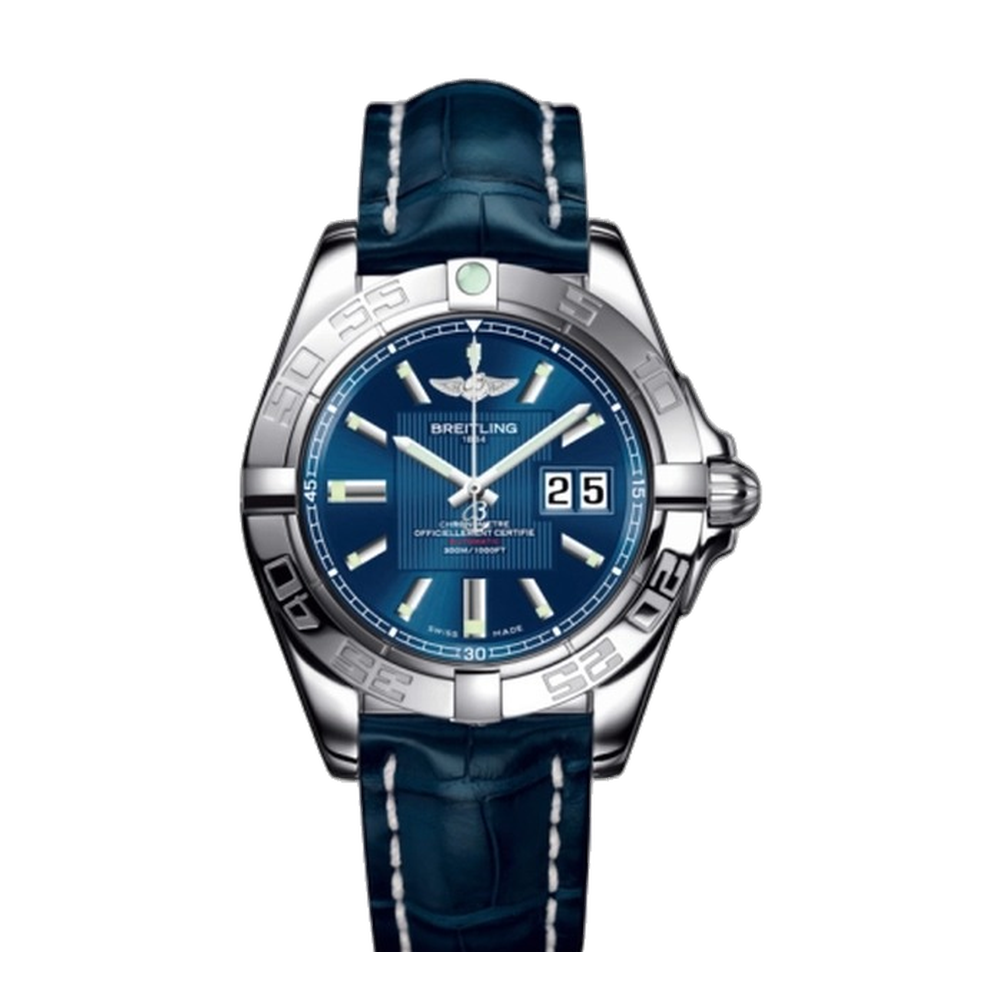 Breitling Stainless Steel / Metallica Blue