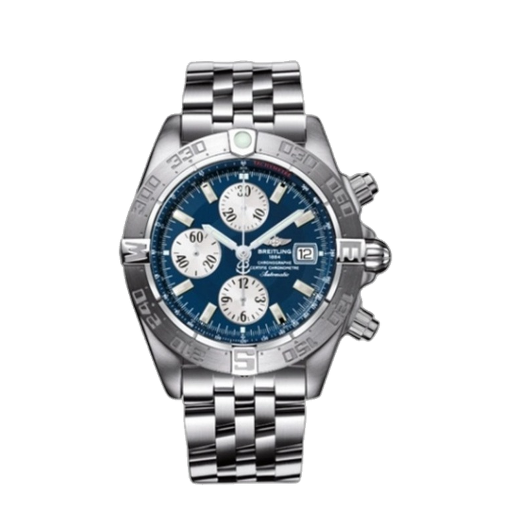Breitling Stainless Steel / Blue