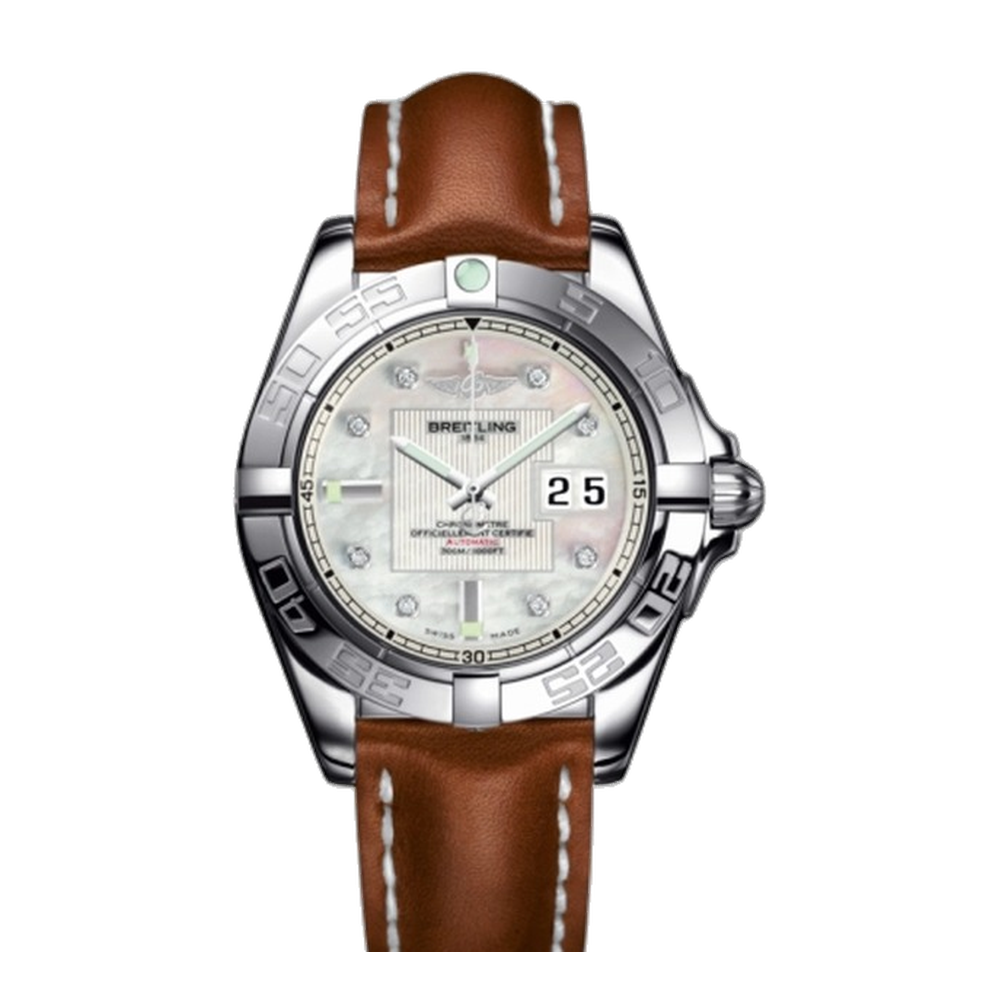 Breitling Stainless Steel / Pearl Diamond