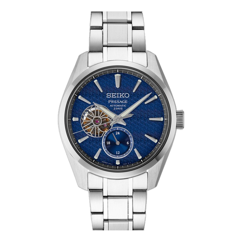Seiko Sharp Edged Open Heart