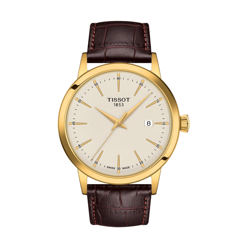Tissot Tissot Classic Dream 42mm T129.410.36.261.00 Natural/Cream Dial Straps