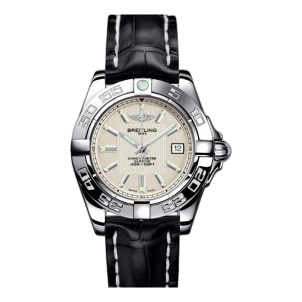 Breitling Stainless Steel / Sierra Silver White Dial Straps
