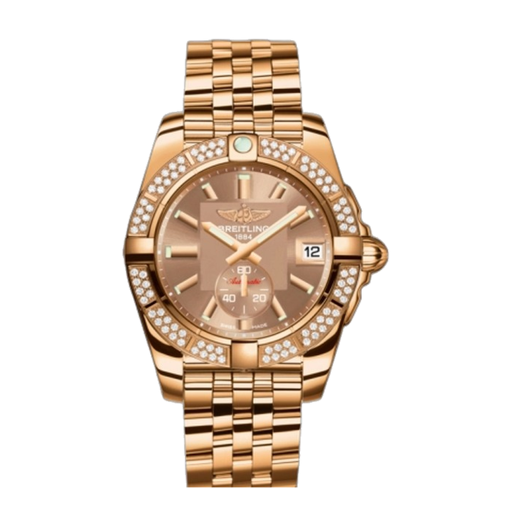 Breitling Automatic Rose Gold / Diamond / Copperhead Bronze