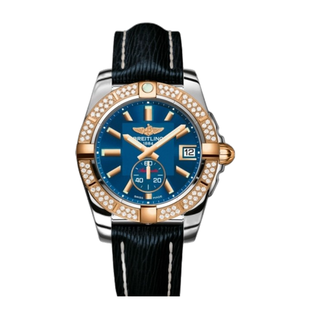 Breitling Automatic Stainless Steel / Rose Gold / Diamond / Gun Blue / Sahara
