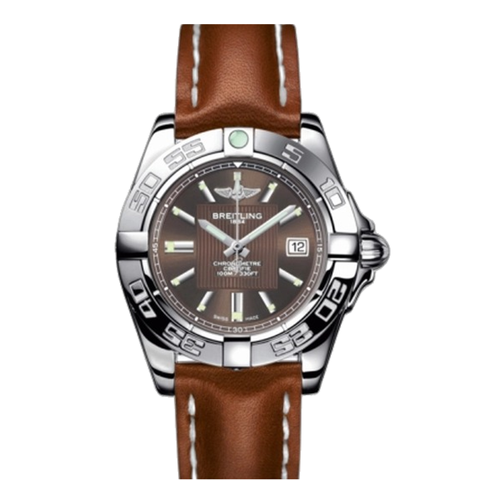 Breitling Stainless Steel / Solar Bronze / Calf Brown Dial Straps