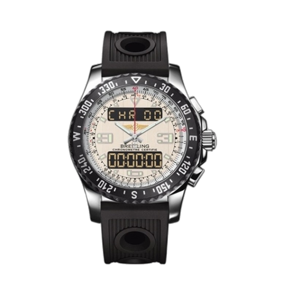 Breitling Raven Natural/Cream Dial Straps
