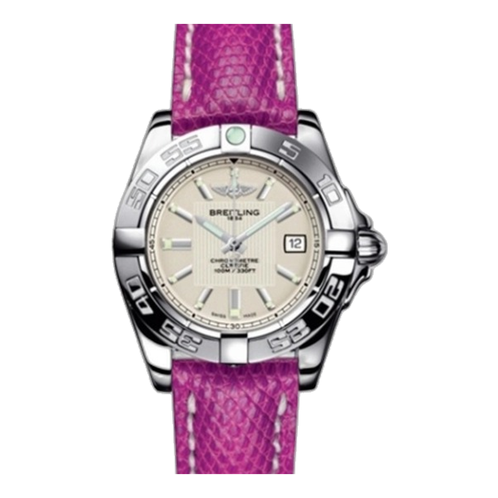 Breitling Stainless Steel / Sierra Silver / Teju Natural/Cream Dial Straps