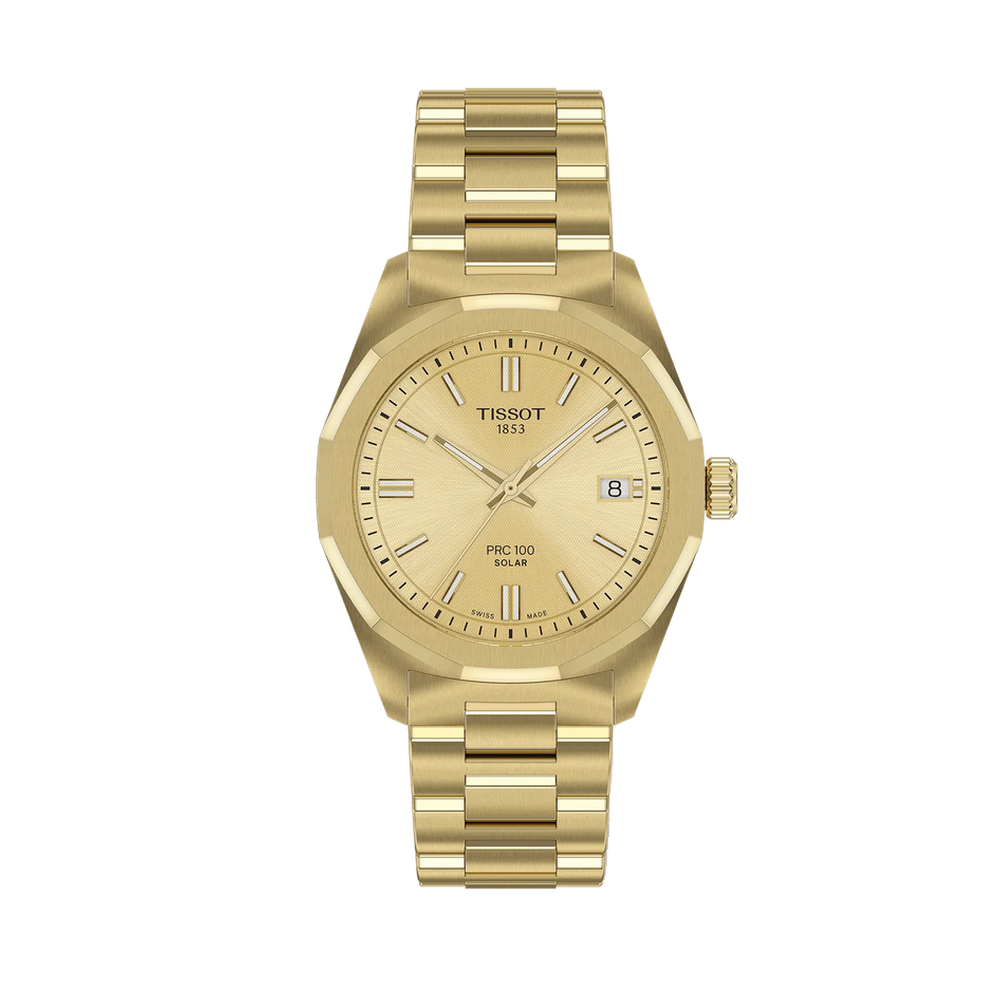 Tissot Tissot PRC 100 Solar 34mm T151.822.33.021.00 Natural/Cream Dial Straps