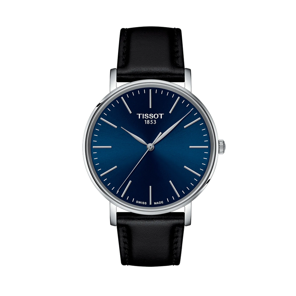Tissot Tissot Everytime 40mm T143.410.16.041.00 Blue/Navy Dial Straps