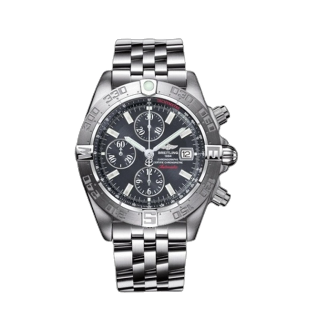 Breitling Stainless Steel/ Black