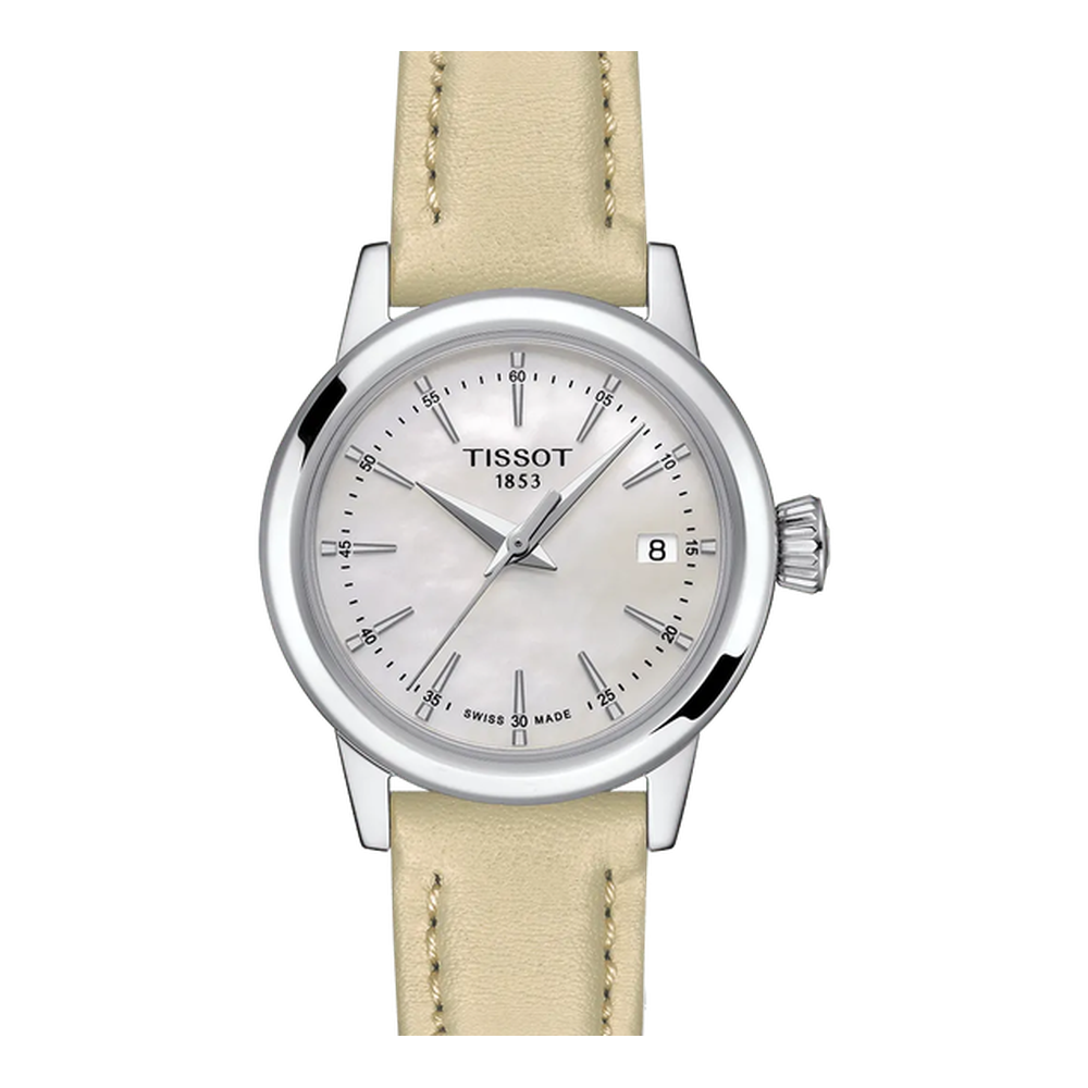 Tissot Tissot Classic Dream 28mm T129.210.16.111.00 White Dial Straps