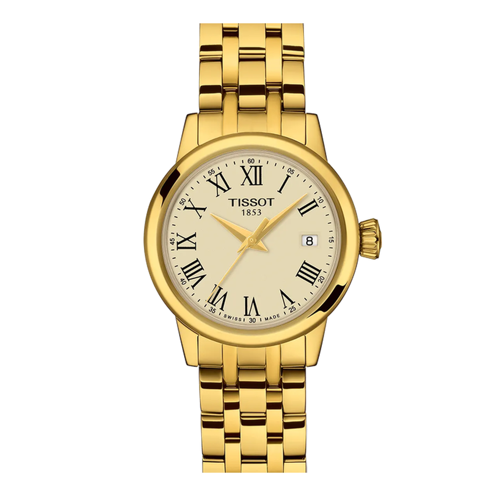 Tissot Tissot Classic Dream 28mm T129.210.33.263.00 Natural/Cream Dial Straps