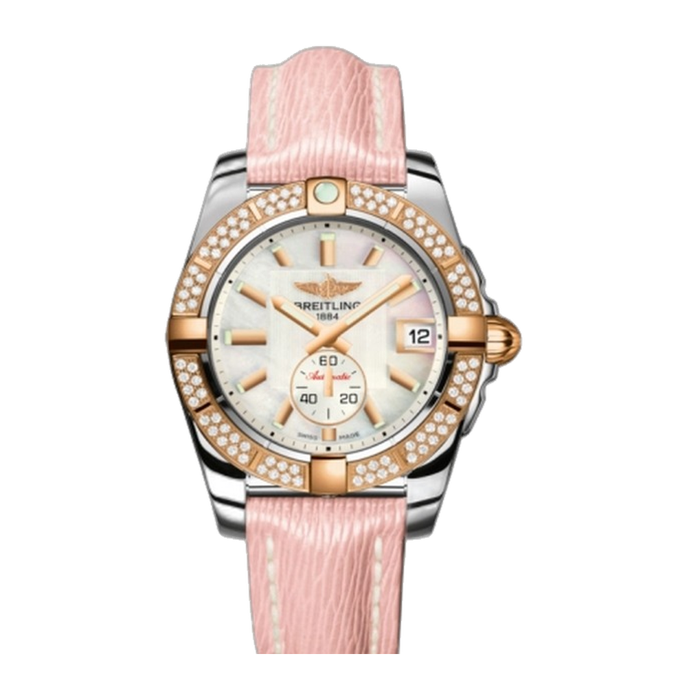 Breitling Automatic Stainless Steel / Rose Gold / Diamond / Pearl / Sahara