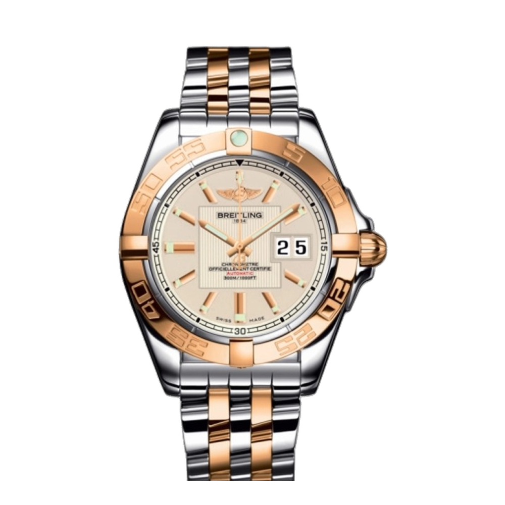 Breitling Stainless Steel / Rose Gold / Sierra Silver