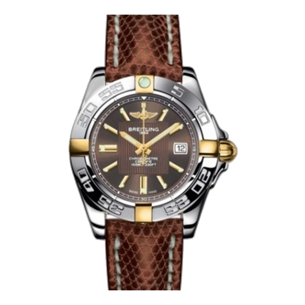 Breitling Two Tone Bronze / Teju Brown Dial Straps