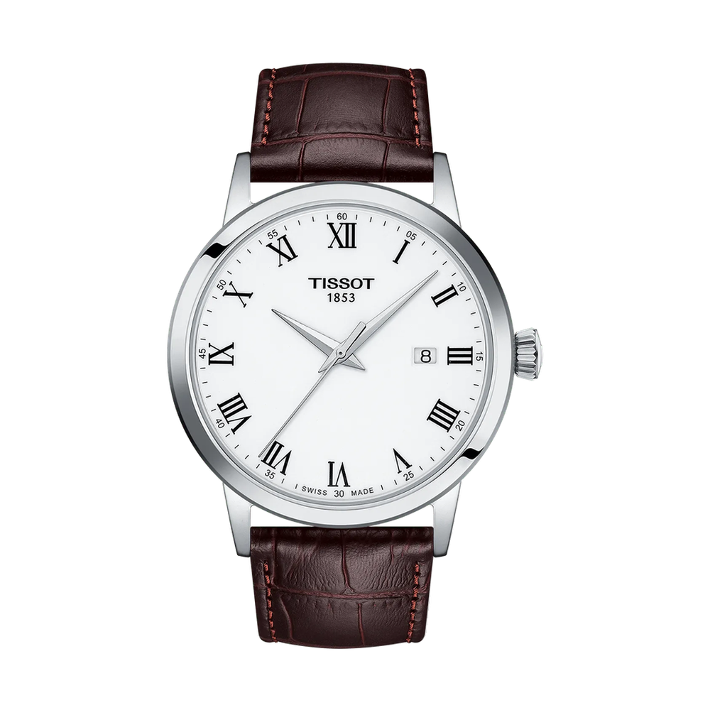 Tissot Tissot Classic Dream 42mm T129.410.16.013.00 White Dial Straps
