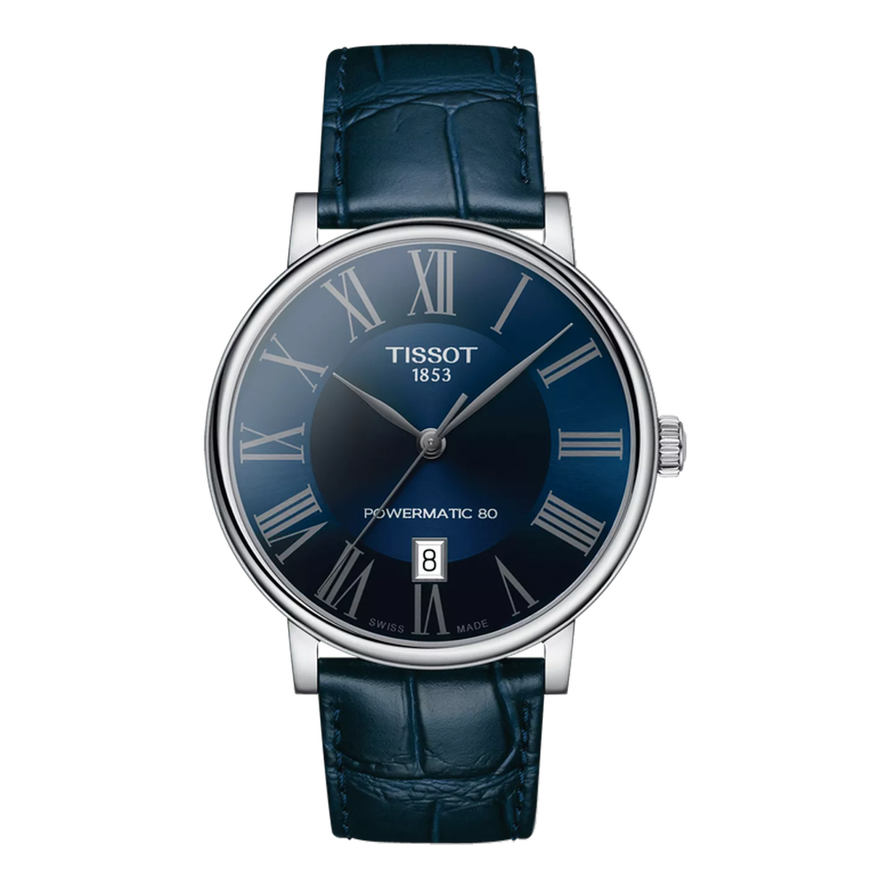 Tissot Tissot Carson Premium Powermatic 80 T122.407.16.043.00 Blue/Navy Dial Straps