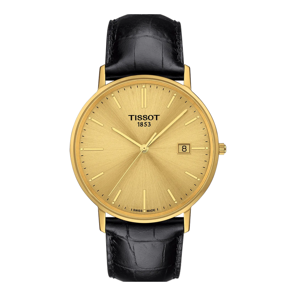 Tissot Tissot Goldrun Gold 38mm T922.410.16.021.00 Yellow Dial Straps
