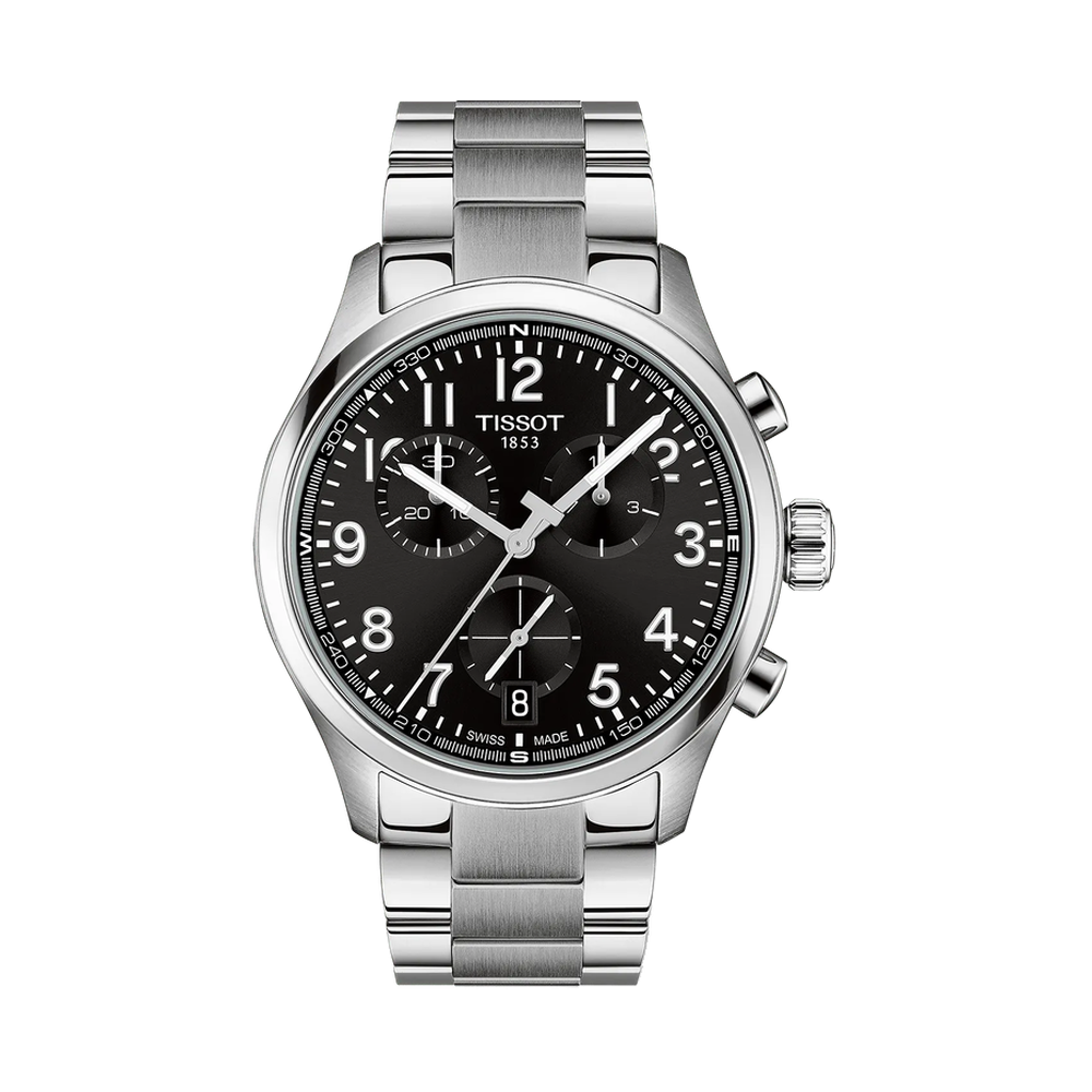 Tissot Tissot Chrono L 42mm T116.417.11.052.00 Black Dial Straps