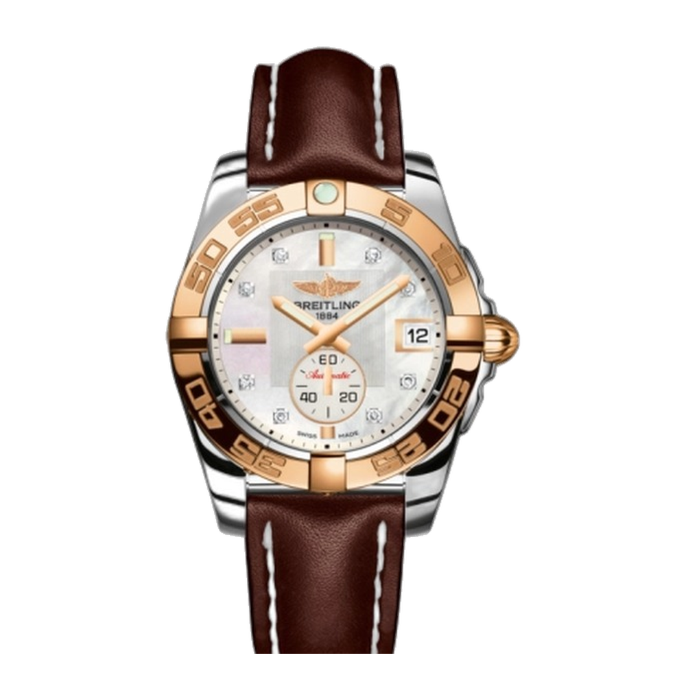 Breitling Automatic Stainless Steel / Rose Gold / Pearl Diamond