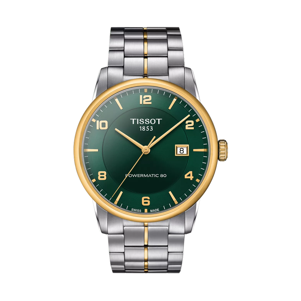 Tissot Tissot Luxury Powermatic 80 T086.407.22.097.00 Green Dial Straps