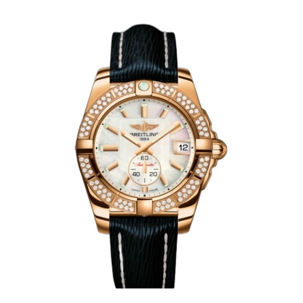 Breitling Automatic Rose Gold / Diamond / Pearl / Sahara