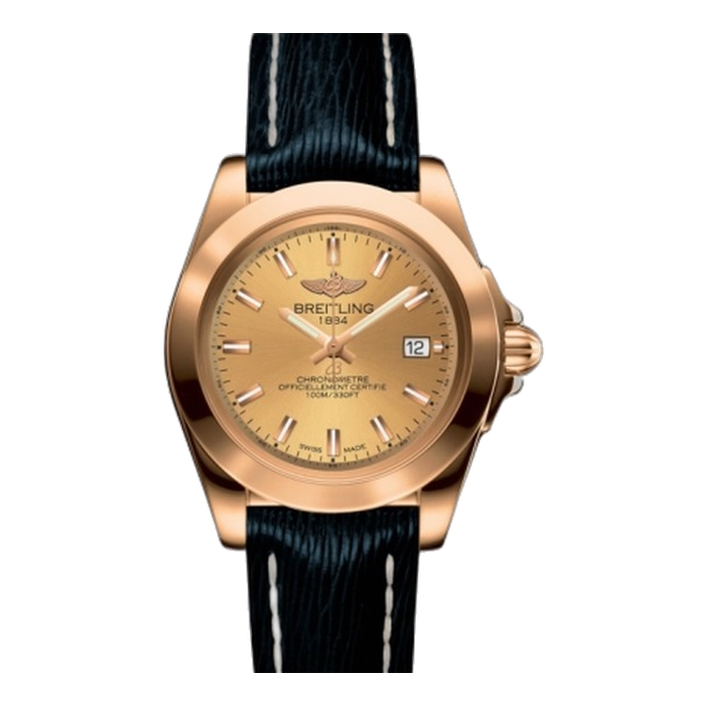 Breitling Sleek Edition Rose Gold / Golden Sun / Sahara Yellow Dial Straps